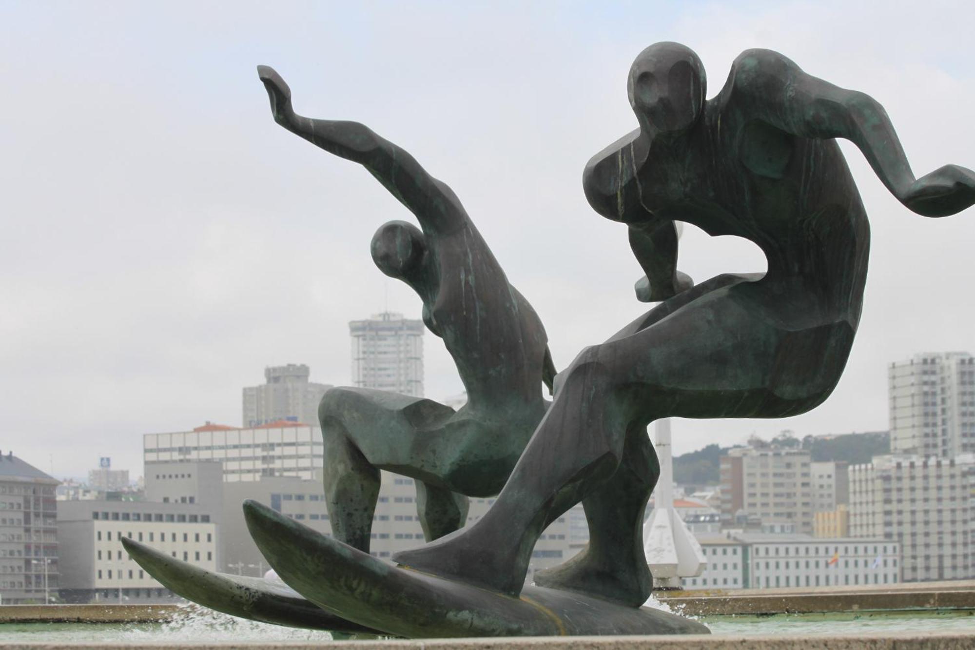 Pension Las Rias A Coruna Bagian luar foto