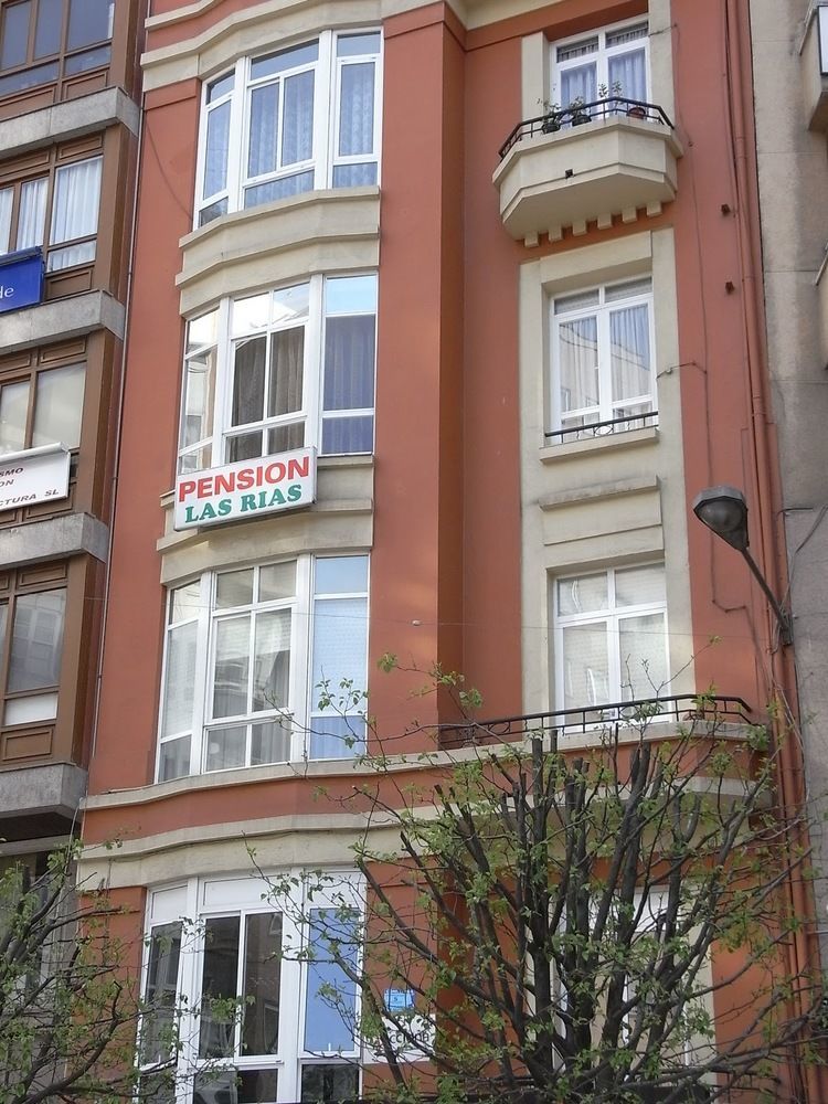 Pension Las Rias A Coruna Bagian luar foto